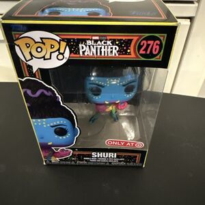 Funko Pop Marvel Black Panther Shuri #276 Black Light Target Exclusive